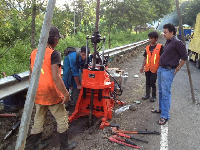 Multi - Function Geotechnical And Portable Rotary Drilling Rig 100m