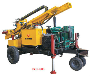 China Hydraulic Top Head Surface Diamond Core Drilling Rig / Crawler Drilling Machine supplier