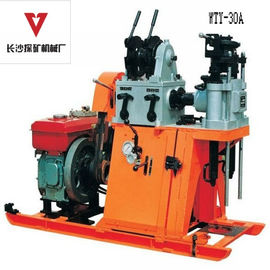 China Borehole And Light Soil Small Drilling Rig 30m Diesel Engine Core Drilling Rig supplier