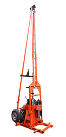 China Electric Borehole Portable Water Drilling Rig / Trailer Mounted Drill Rig supplier