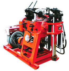 China 100m Rotary Trailer Mounted Water Well Drilling Rigs With Mud Pump supplier