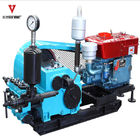 China Hydraulic Motor Piston Triplex Mud Pump For Drilling Rig 2-10 Mpa company