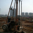 China 2 Wheels Trailer Geotechnical Portable Water Drilling Rig With Mud Pump company