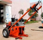 China 150m Depth Geotechnical Portable Drilling Rig Machine / Rotary Drilling Rig company