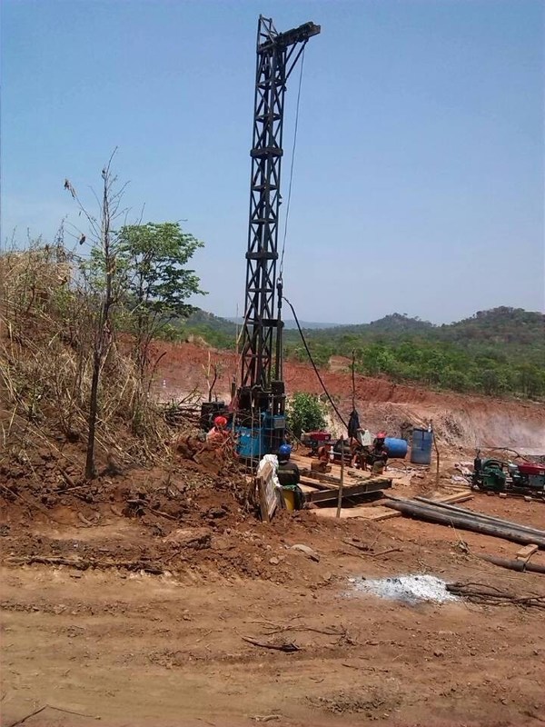 Gold Mining Core Exploration Drill Rigs Deep 2600m Multiple Speed