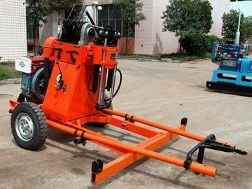 China Geotech And Rotary Portable Water Drilling Rig Hydraulic Feeding Structure factory