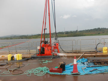 China Geotechnical Water Well Drilling Machine For Borehole Core Drilling With Mud Pump supplier